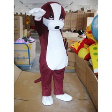 인형탈 강아지탈 전단지알바 팬더 파티 코스프레 캐릭터 전단지 할로윈 코스튬 행사장, 160-175cm, B. 보라 강아지