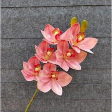 洋洋小品仿真花 假花 仿真蕙蘭 虎頭蘭 國蘭 石斛蘭 千代蘭 蝴蝶蘭 新年裝飾 居家裝飾 餐廳擺設 婚宴裝飾, NO.3, 1個