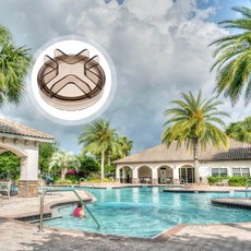 스트레이너 샌드 실린더 필터 풀 펌프 뚜껑 커버 교체용 커피 캡 플러그, 기본, 기본