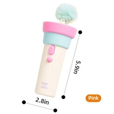 Kids and Cats 電動逗貓器, 電動釣貓器 - 粉色頭 贈送電池*2 替換頭*2 螺絲刀, 1個, 3.8*15*7