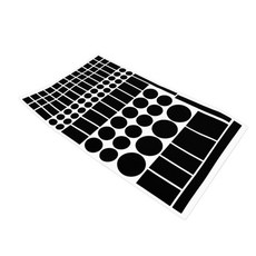 하루도어 암막스티커 멀티탭불빛가리개