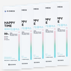 동아제약 임신테스트기 해피타임플러스 임신진단키트, 5개