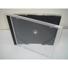 【臺灣製造】10mm 壓克力 CD/DVD 光碟盒 100個入 黑色, 100個, PS10MM100PCS_BLACK