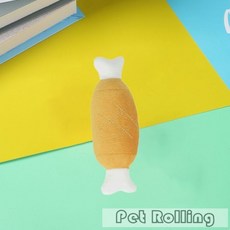 Pet Rolling 寵物耐咬玩具 棉繩啃咬玩具 寵物互動發聲玩具 狗磨牙潔齒玩具, 1個, 【毛絨】雞腿