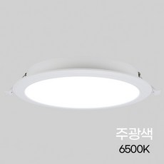 비츠온 LED 슬림 방습 매입등 7인치 175mm 30W, 1개, 주광색