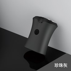 新款迷你電動剃鬚刀便攜式男刮鬍刀充電式水洗鬍鬚刀批發代發, 普通無液晶電量, 灰色