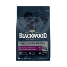 柏萊富 Blackwood 鋅世代無穀狗糧, 敏感皮膚和腸胃, 2kg, 1個