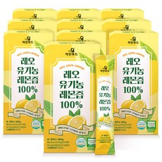 착한푸드 레오 유기농레몬즙 100% NFC착즙 레몬수