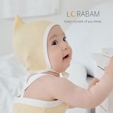 로라밤 블루밍 모달 골지 여름 보넷
