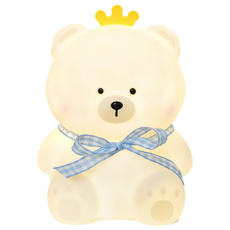 로앤제이 귀여운 동물 캐릭터 LED 무드등 수면등 취침등 조명, 왕관 곰, 왕관 곰