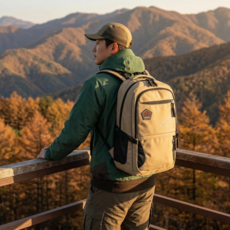 진루이 75L 대용량 등산가방 방수 백패킹용 캠핑용 여행용 백팩 남녀공용, 1개, 카키