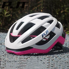 PJT 자전거 헬멧 3D 강화 로드 레이싱 스포츠 남녀 산악 Capacete Ciclismo Mtb 안전모, 01 L(57-61CM), 06 02-Pink