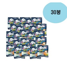트롤리 사우어 글로우웜즈 구미젤리, 10g, 30개