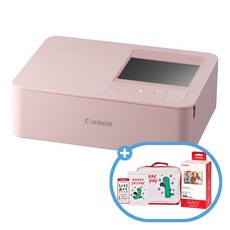 캐논코리아 정품 셀피 CP1500 + 인화지 RP-108 + 조구만 한정판 패키지, 핑크 핑크