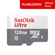 샌디스크 울트라 마이크로 SD 메모리카드 SDSQUNR, 1개, 128GB