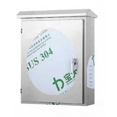 스텐 분전함 벽걸이 방수 배전함 전기 박스 전원 커버, 1개, 300x400x180 (0.8T)