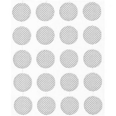 20개 스테인리스 스틸 이어버드 필터 4mm 메시 이어폰 액세서리 인이어 헤드폰 교체용, 20개 스테인리스 스틸 이어버드 필터 4mm 메시 이어