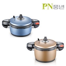 PNPOONGNYUN Color Cook 壓力鍋, 2.5L, 金屬藍, 1個