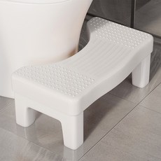 오드상회 발받침대 받침대 변기발판 발판 책상발받침대 욕실발판 사무실발받침대 발받침 키높이발판 화장실발판, 1개, 03_화이트