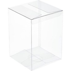 15개 투명 선물 상자 케이크 상자 꽃상자 PVC상자 웨딩 파티 간식 사탕 컵케이크 축제 포장용, 분명한, 1세트