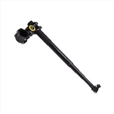Insta360 GoPro 오토바이 자전거 보이지 않는 셀카 스틱 용 조절 가능한 핸들 바 브래킷 마운트, 검은색