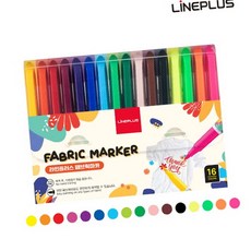 의류섬유용 마카펜16색 섬유용패브릭펜