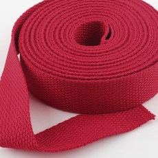 Joeunmall 폴리혼방 가방끈 멜빵끈 웨빙끈 20mm 웨이빙(5마), 1개, 20mm-레드