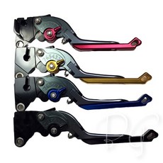 JS 專利七段可調伸縮煞車拉桿 適用於勁戰 SMAX Force 雷霆 BWS VJR, 灰金, 1個