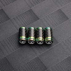 카본 파이버 자동차 휠 타이어 밸브 캡 스템 커버, 7. TX Colorful BENZ, 1개