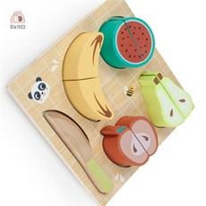 마마스토어 과일썰기 퍼즐 원목블럭