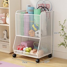 요가매트 정리함 폼롤러 수납 정돈 철제 필라테스 A 및, 1개, 엘레강트화이트 고급형 바퀴 포함