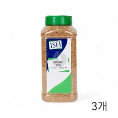 WL ISFI 머스타드 씨드 750g X 3개 통겨자 향신료 홀겨자 홀머스타드 머스터드시드 tab+686aI