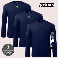 아르메데스 남성용 히트기모 내의 상의 AR-34 3매