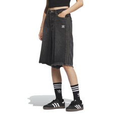 ADIDAS 女 DENIM JORT 丹寧運動短褲