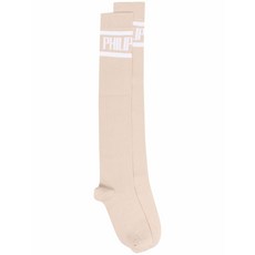 필립플레인 로고 프린트 양말