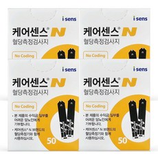 케어센스 N 혈당 측정 검사지, 4개, 50개입 4개, 50개입