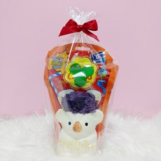 화분마당 화이트데이 공기정화 퍼플코알라 스칸디아모스 막대사탕, 1개, 260g