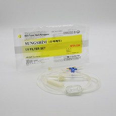 성심 필터 수액세트 3FY4-226 (Y관+필터+3way) 30개입 IV FILTER SET 링거 링겔셋트, 성심 필터 수액세트 3FY4-226 Y관+필터+3way, 1개