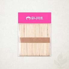 하드바 원목 소 유니아트 1000 아이스크림 막대 나무 스틱 공예 1개 P00000OZ
