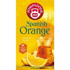 폼파두르 POMPADOUR 71069 [스패니쉬 오렌지 2.2gx20봉지 과일차 무카페인] 159869, 2.2g
