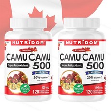 뉴트리돔 캐나다 카무 카무 500mg 120캡슐x2개, 2개, 120정