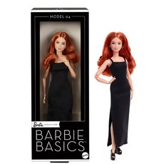 Barbie Basics 系列 娃娃 01 黑色 基本款, 1個, 2.芭比Basics系列#04