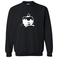 ski-lift 기모 맨투맨 티셔츠