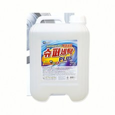 슈퍼세탁플러스 액체세제 15kg 세탁물 청 결제 드럼 세탁기 주방 세제 손세정제 세탁소, 본상품