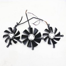 그래픽 카드 비디오 카드 XFX RX5700XT 5600XT 5700을 위한 BestParts 새로운 냉각 팬 교체품, BestParts 그래픽 카드 비디오 카드 XFX RX
