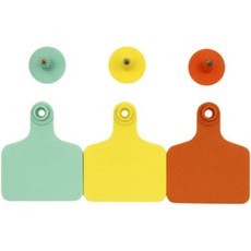 소 이표 젖소 염소 식별 귀표 축산용 무선 펜칭기 번호표, F. 오렌지 돼지 100세트