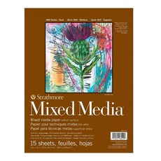 【汶采】美國絲蒂摩400系列綜合媒體本(白/膠裝/細目)9*12/11*14, 9*12/