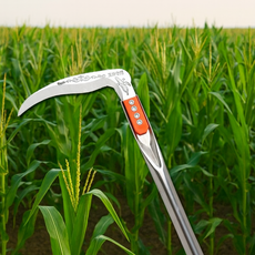 농사용 다기능 옥수수 제초 가지치기 튼튼한 긴손잡이 낫, 1개