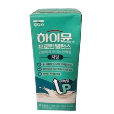 일동후디스 하이뮨 프로틴 밸런스 저당 음료, 190ml, 4개