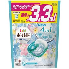 日本製 4D碳酸機能洗衣膠球, 1個, 花香皂香39顆